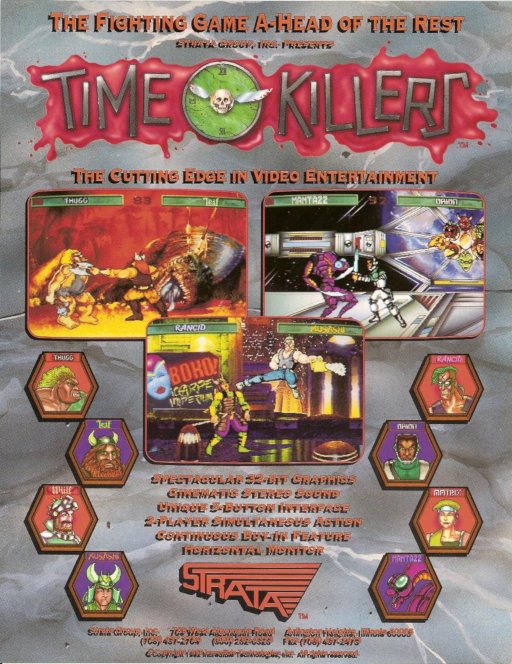 Time Killers (v1.32) Arcade Game Cover